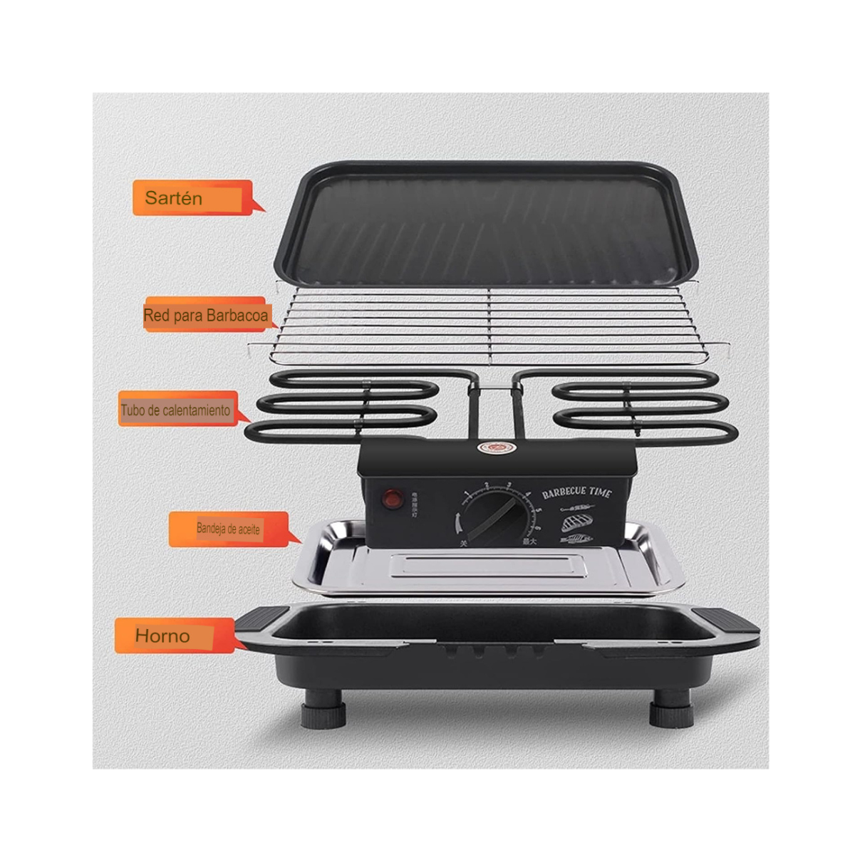 SINHUM™ - Parrilla Eléctrica